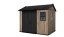 Cabana de grădină Keter Apex 7,5 x 9 Ashwood, cu podea