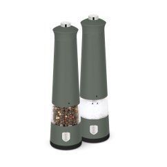 Set de 2 râșnițe electrice pentru piper și sare Matte Green Collection