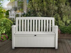 Bancă de grădină Keter Patio Bench albă