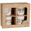 Set de căni din gresie 4 buc 200 ml