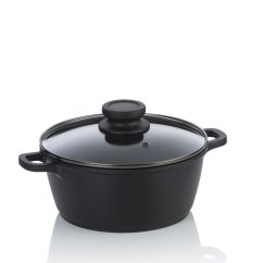Hrnec Atura litý hliník černý 20 cm 1,7 l