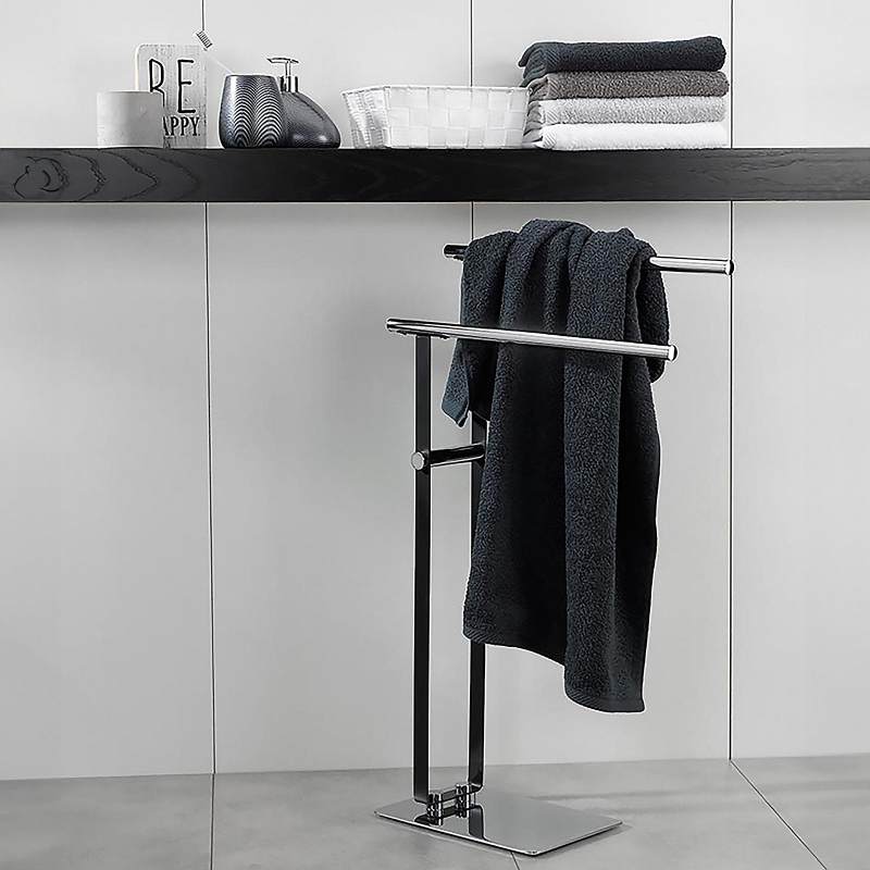 Toalla LADESSA 100% algodón gris oscuro 70x140cm