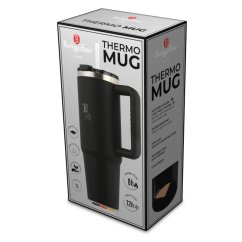 Termohrnček s dvojitou stenou BerlingerCup 1 l Matte Black Collection