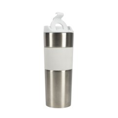 Cana termo 460 ml inox alb