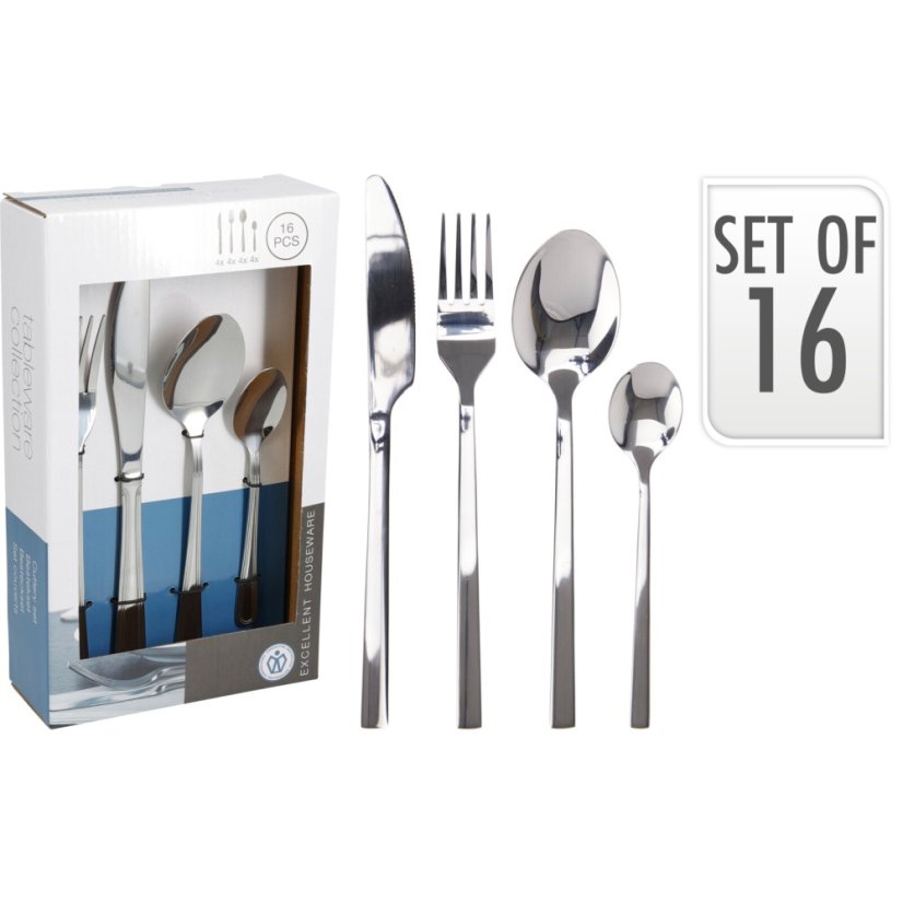Súprava príborov z nehrdzavejúcej ocele 16 ks