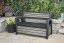 Bancă de grădină Keter Deco Garden Bench, culoare Storm grey