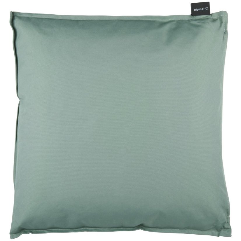 Elektrický vyhrievaný vankúš USB 40 x 40 x 14 cm svetlozelený