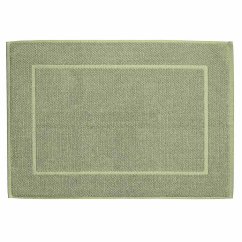 Alfombrilla de baño Lavinia 100% algodón orgánico 60 x 100 cm verde