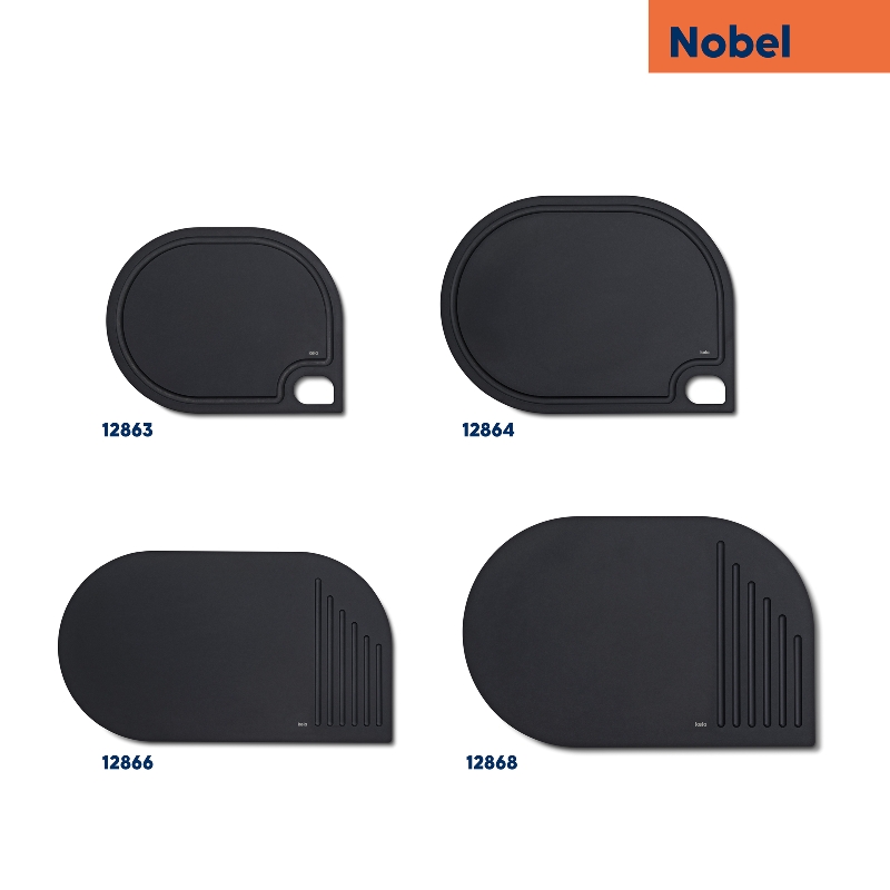 Doštička krájacia NOBEL čierna 37,0x27,5x0,6 cm