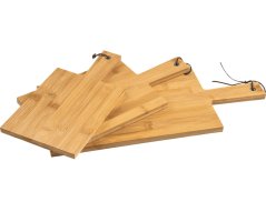 Sada drevených dosiek na krájanie i servírovanie 3 ks