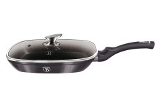 Panvica grilovacia s mramorovým povrchom a pokrievkou 28 cm Carbon PRO Line Panvica grilovacia s mramorovým povrchom a pokrievkou 28 cm Carbon PRO Line