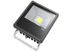 LED Reflektor G21 Bridgelux, zdroj Meanwell, 50W studená biela - čierny