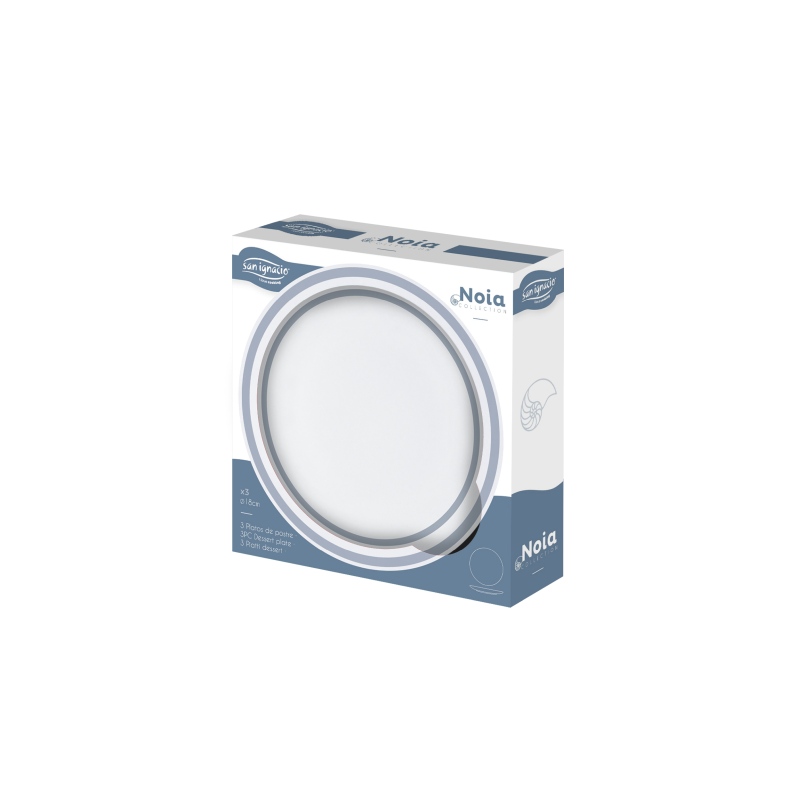 Dezertné taniere sada 3 ks NOIA 19 cm