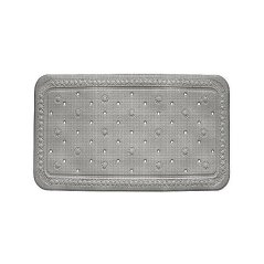 Vanová podložka KRETA PVC šedá 72x36cm