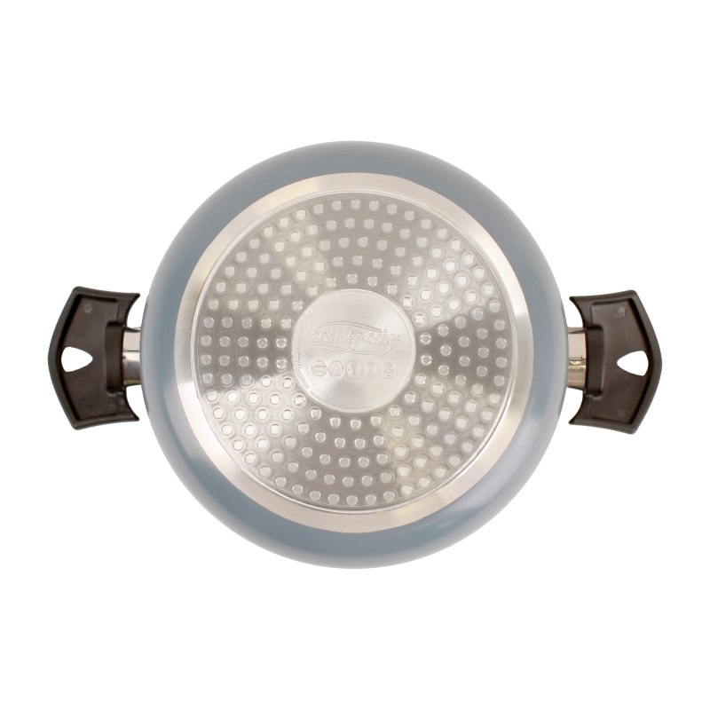 Caserola cu capac si invelis antiaderent NOIA 24 cm albastru