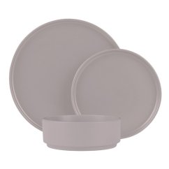 Set de sufragerie din 18 farfurii Colecția Taupe Set de sufragerie din 18 farfurii Colecția Taupe