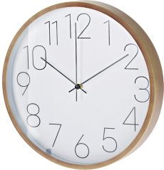Hodiny nástenné 30 cm design drevo