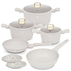 Set de veselă cu suprafață din titan de 10 bucăți Colecția Sahara