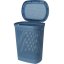 Cos de rufe cu capac 60 l albastru Cos de rufe cu capac 60 l albastru