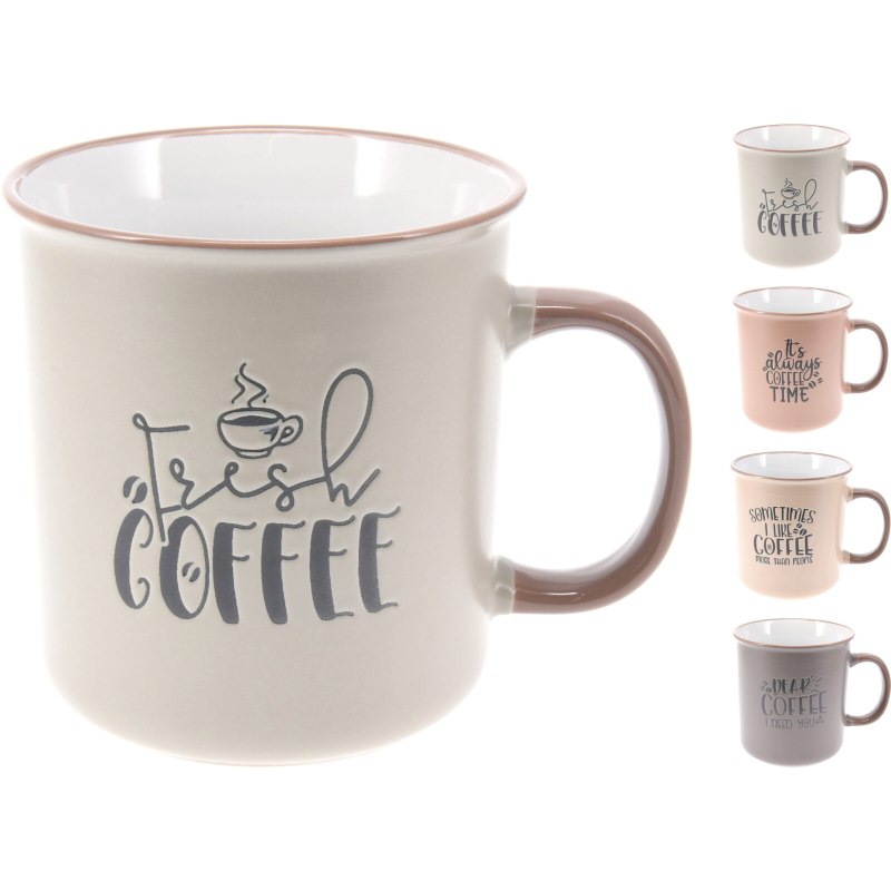 Hrnček 710 ml kamenina Fresh COFFEE