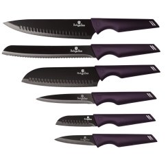 Súprava nožov s nepriľnavým povrchom 6 ks Purple Eclipse Collection