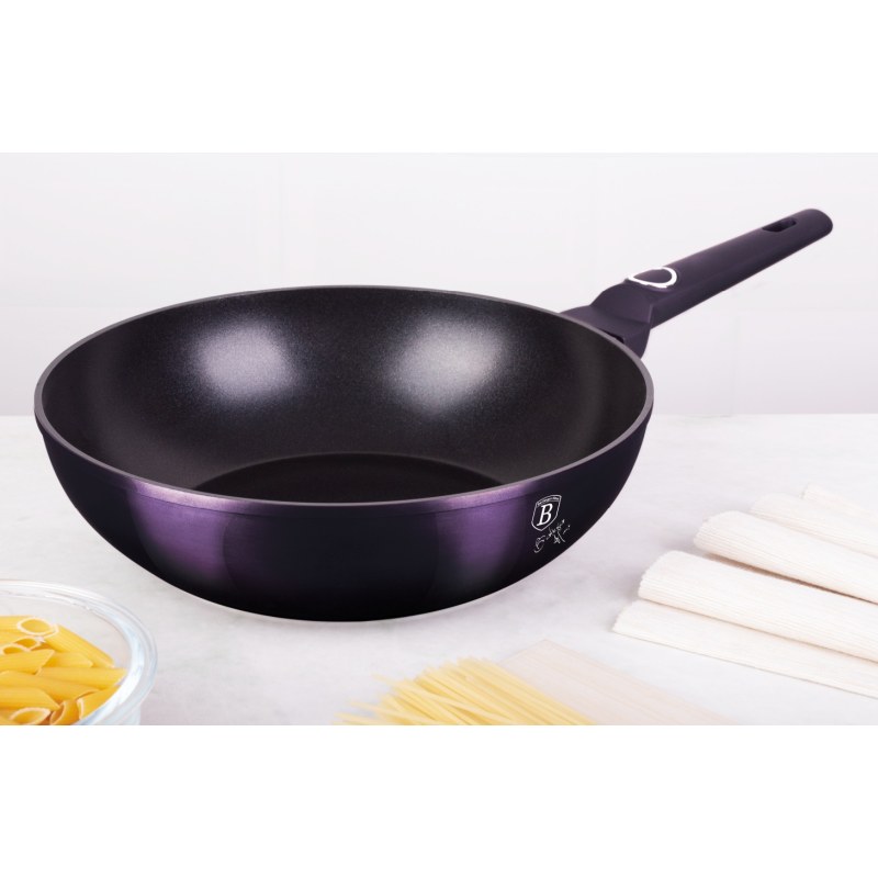 Pánev WOK s titanovým povrchem 28 cm Purple Eclipse Collection - design. vada