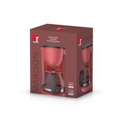Kávovar překapávač elektrický MAROON 600W 1.25L KAŠTANOVÁ BG Kávovar překapávač elektrický MAROON 600W 1.25L KAŠTANOVÁ BG