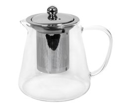 Konvička na čaj se sítkem skleněná 950 ml 