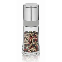 Moară de sare și piper MATTEO sticlă / oțel inoxidabil