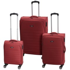 Sada cestovných kufríkov 3 ks bordová