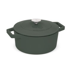 Pekáč litinový s poklicí 24 cm Matte Green Collection