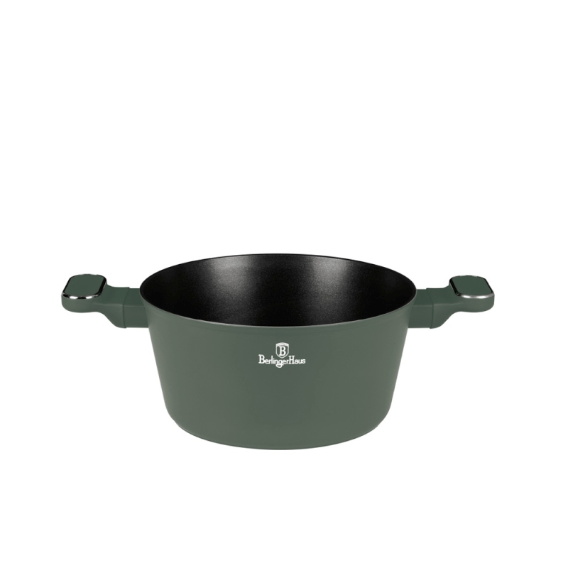 Caserolă cu înveliș și capac din titan 24 cm Colecția Verde Mat