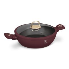 Kastrol s titanovým povrchem a poklicí 28 cm Leonardo Collection