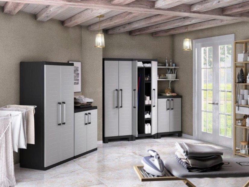 Cabinet Keter Detroit Low gri