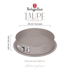 Forma na dort s nepřilnavým povrchem 2v1 Taupe Collection