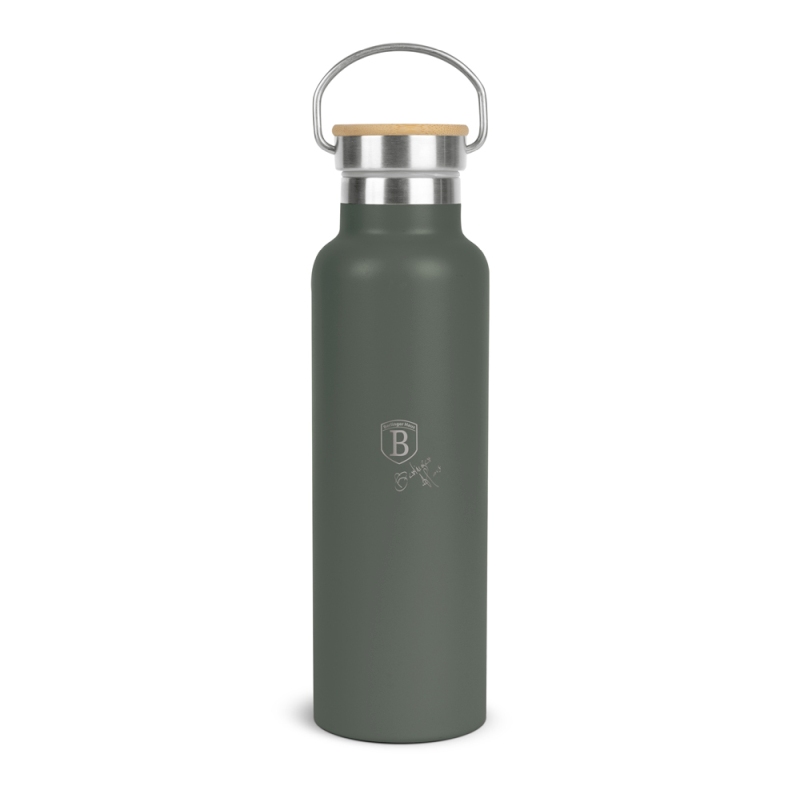 Termoska lahev s dvojitou stěnou nerez 0,6 l Matte Green Collection