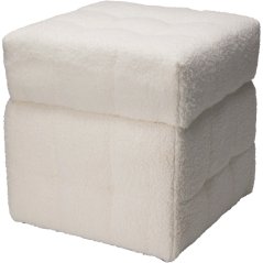 Taburet 38 × 38 × 37 cm béžová