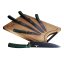Juego de cuchillos con superficie antiadherente + tabla de cortar 6 piezas Emerald Collection