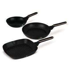 Sada pánví s titanovým povrchem 3 ks Black Rose Collection