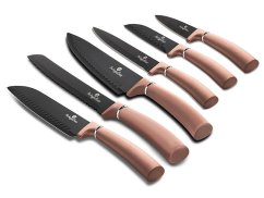Sada nožů s nepřilnavým povrchem 6 ks Rosegold Metallic Line Sada nožů s nepřilnavým povrchem 6 ks Rosegold Metallic Line