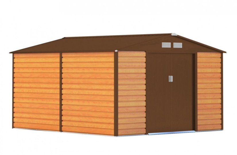 Casuta de gradina G21 GAH 884 - 277 x 319 cm, maro