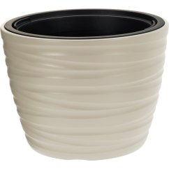 Květináč plastový 37,5 x 27,9 cm šedá