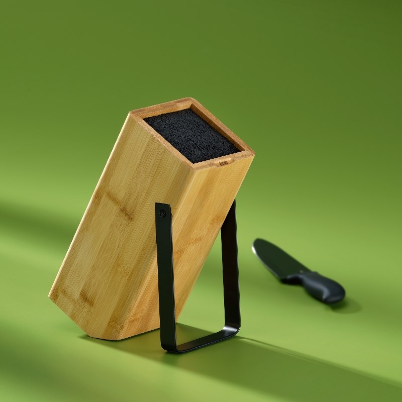 Bloc de cuțite Kiril negru 24,0x11,0x21,0cm