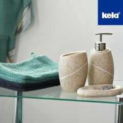 Miska na mydlo TALUS poly dekor kameň béžová Miska na mydlo TALUS poly dekor kameň béžová