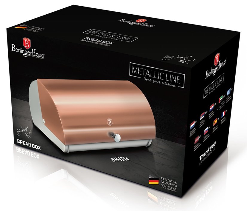 Chlebovka nerez Rosegold Metallic Line