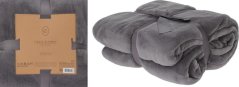 Deka fleece 180 x 230 cm ESSENTIALS sivá