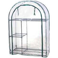 Záhradný fóliovník s oblúkovou konštrukciou 100 × 46 × 139 cm