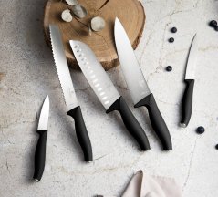 Set de cuțite din oțel inoxidabil 6 piese Matte Black Collection Set de cuțite din oțel inoxidabil 6 piese Matte Black Collection
