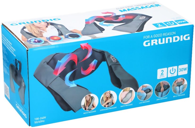 Aparat de masaj pentru gat, spate si umeri 30W