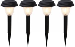 Lampa záhradná 16x45cm sada 4ks